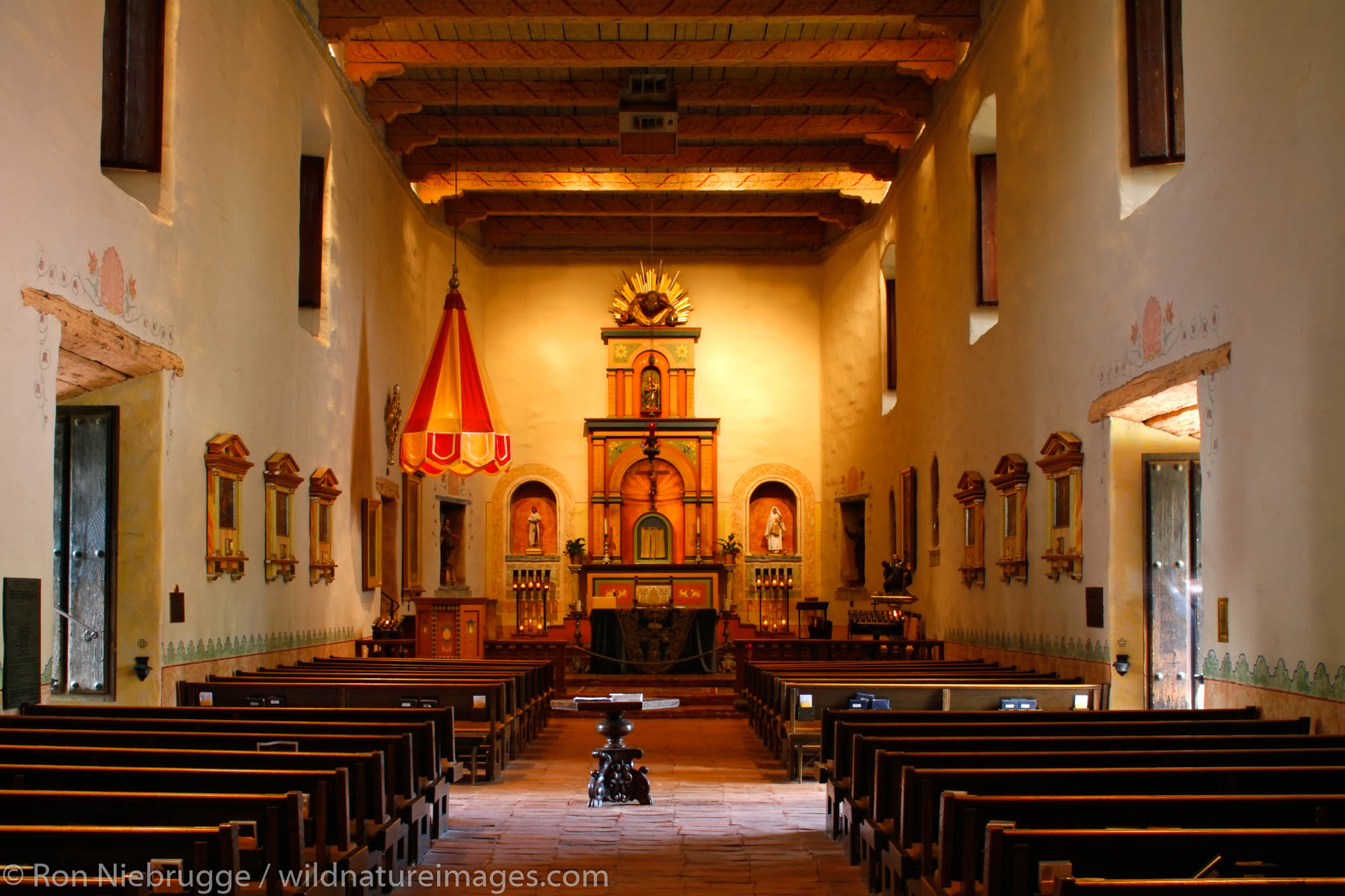 Inside the church at Mission Basilica | Photos by Ron Niebrugge