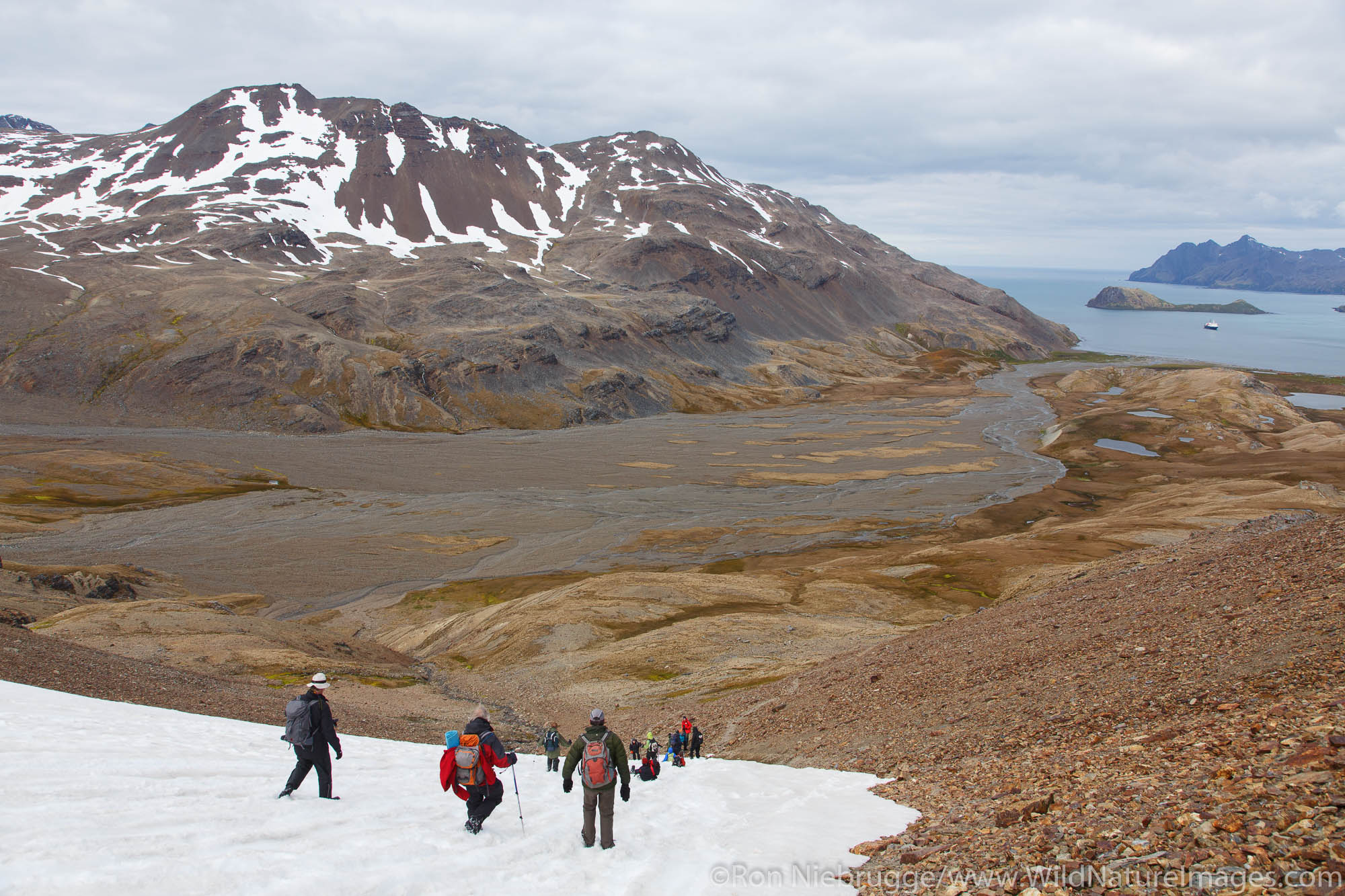 Shackleton Hike Antarctica Ron Niebrugge Photography